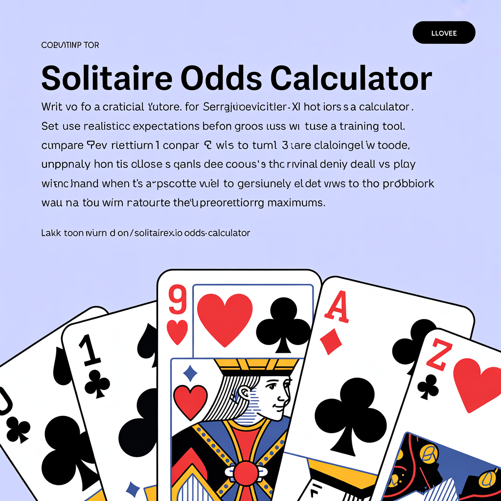 Beyond Curiosity: How to Use the SolitaireX.io Odds Calculator as a Legitimate Training Tool