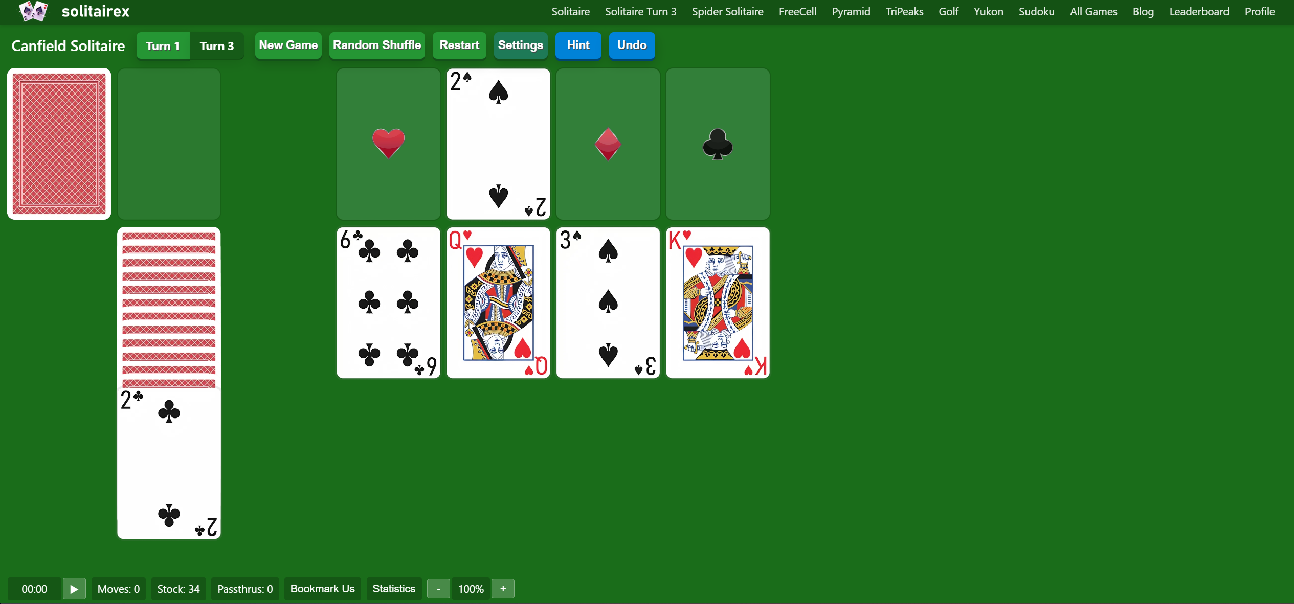 Canfield Solitaire