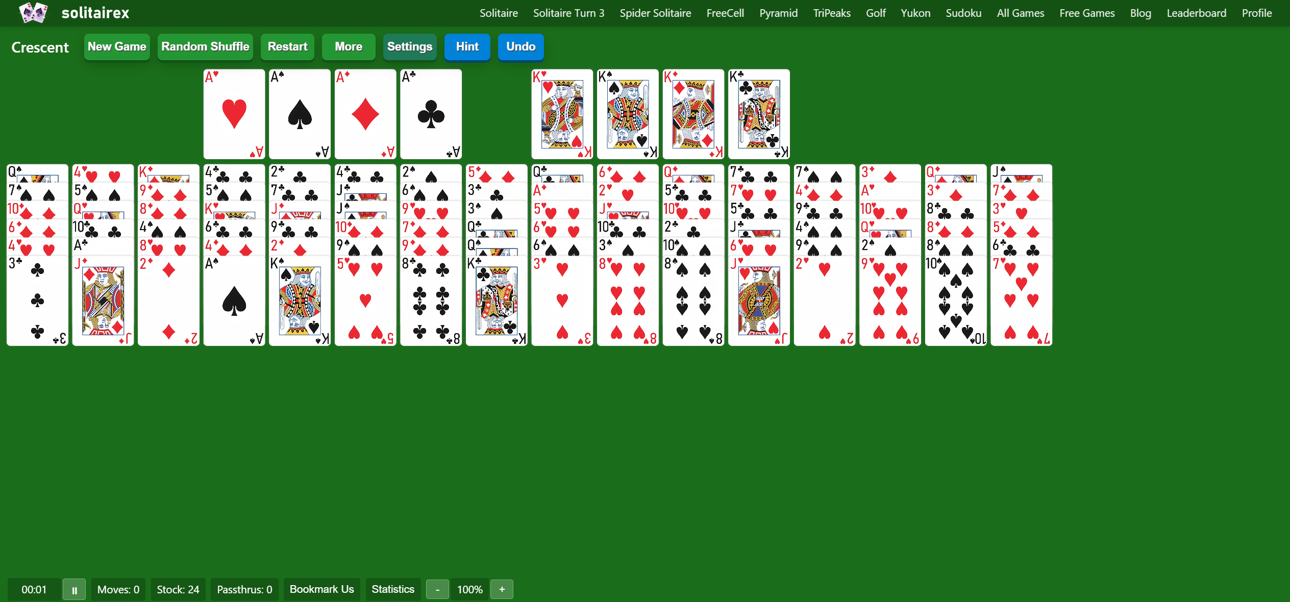 Crescent Solitaire