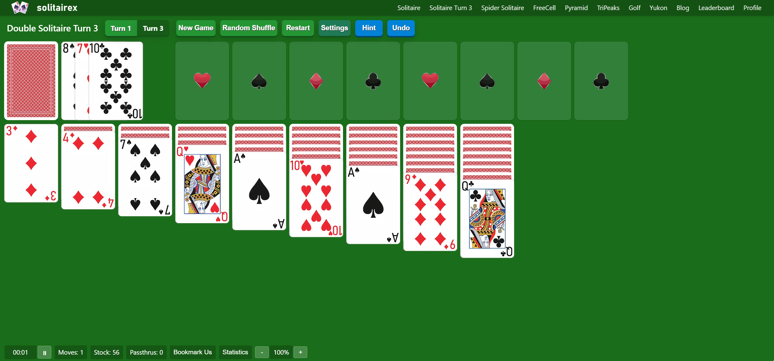 Double Solitaire Turn 3