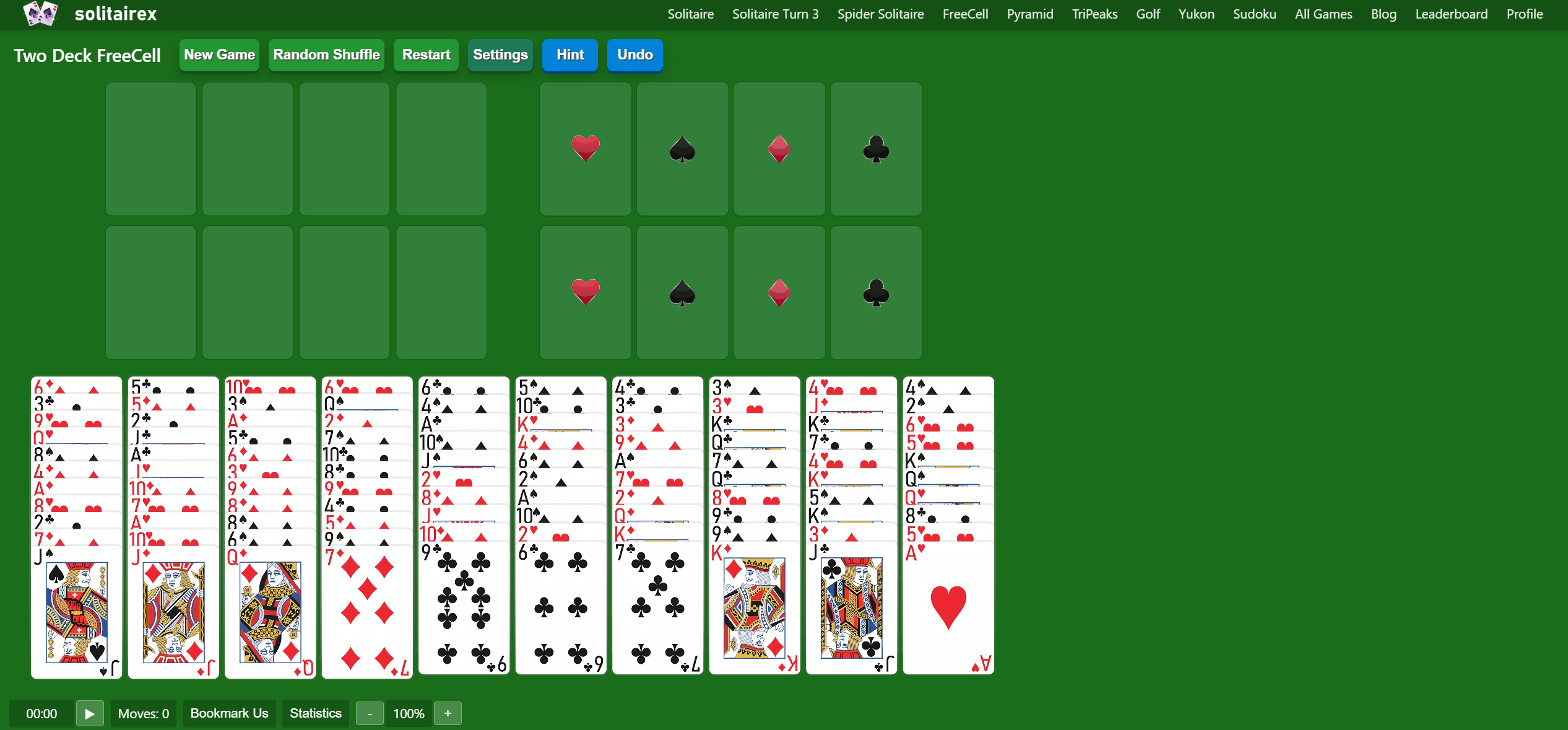 Freecell Two Decks